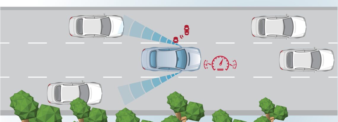 Blind Spot View Monitor live video feed in instrument cluster